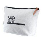 Toiletry Bags  - Calico Toiletry/Makeup Bag 17x27x8.5cm