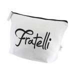 Toiletry Bags  - Calico Toiletry/Makeup Bag 17x27x8.5cm