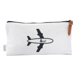 Travel &amp; Trolley Bags - Calico Travel Pouch 12.5cm x 24.5cm