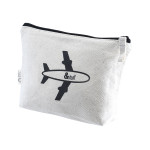 Travel &amp; Trolley Bags - Calico Travel Pouch 14.5cm x22.5cm x5cm