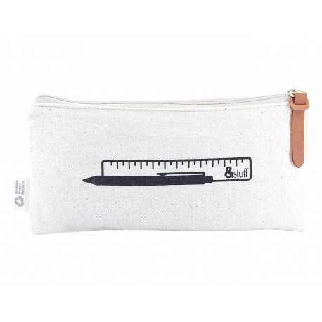 Pencil Cases  - Calico Pencil Case 10cm x 21cm
