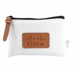Shopping Tote Bags - Calico Card & Key Pouch 8.5cm x 13cm