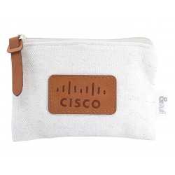 Fashion Tote Bags  - Calico Earphone Pouch 8.5cm x 13cm