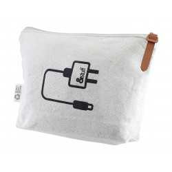 Fashion Tote Bags  - Calico Tech Pouch 14.5cm x 22.5cm x 5cm