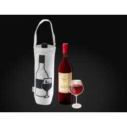 Wine Holders & Carriers  - Calico Wine Bag