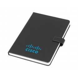 Promotional Journals & Noteboooks  - Remote Work Notebook w/Stand, Black