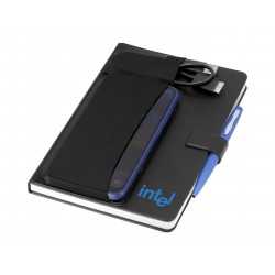 Promotional Journals & Noteboooks  - Remote Work Notebook, Black