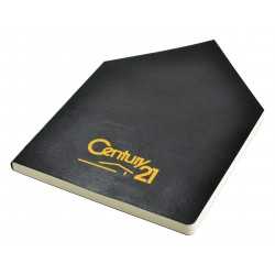 Promotional Journals & Noteboooks  - House A5 Notebook, Black