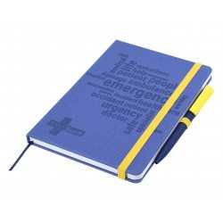 Promotional Journals & Noteboooks  - Designa Deboss Linen Notebook A5 Air