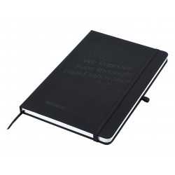 Promotional Journals & Noteboooks  - Designa Deboss Linen Notebook A5 Sea