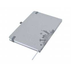 Promotional Journals & Noteboooks  - Designa Deboss Linen Notebook A5 Sea