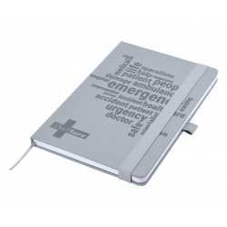 Promotional Journals & Noteboooks  - Designa Deboss SoftTouch Notebook A5 Air