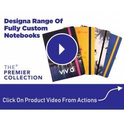 Promotional Journals & Noteboooks  - Designa Full Colour Matt Notebook A5 Air