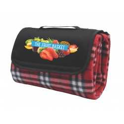 Picnic Blankets  - Antigua Picnic Rug, Red Check