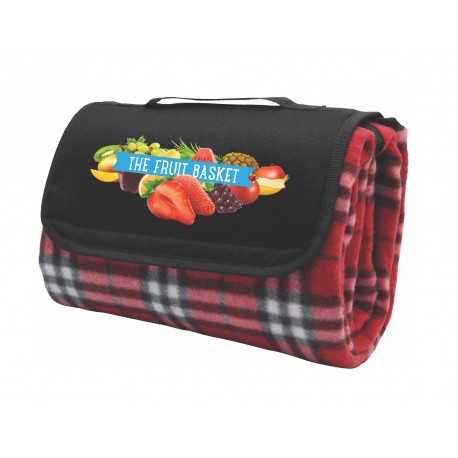 Picnic Blankets  - Antigua Picnic Rug, Red Check