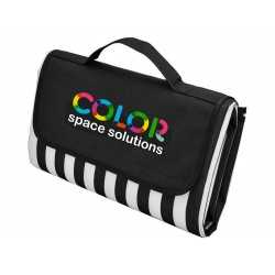 Picnic Blankets  - Ascot Picnic Rug, Black - Extra Large