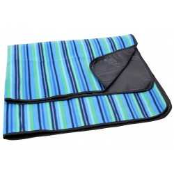 Picnic Blankets  - Jamaica Picnic Rug, Blue Stripe
