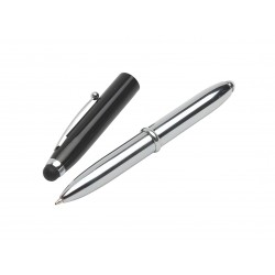 Metal Promotional Pens  - Economy 3-Way Stylus Pen & Torch