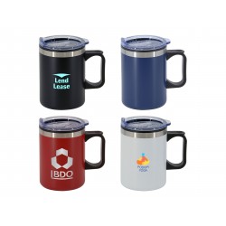 Reusable Coffee Cups - Metal  - Lisbon 350ml Double Wall Mug