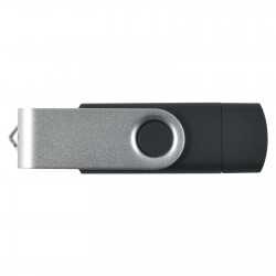 Flash Drives  - Swivel USB Flash Drive Dual 8GB