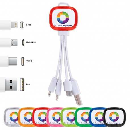 USB Hubs & Cables  - Family Light Up 3 in 1 Cable