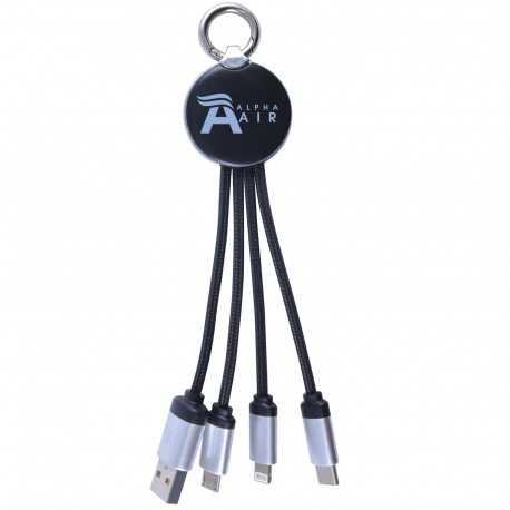 USB Hubs & Cables  - Glimmer Round Glow Cable