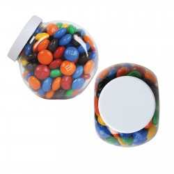 Lollies in Buckets & Jars  - M&Ms in Container
