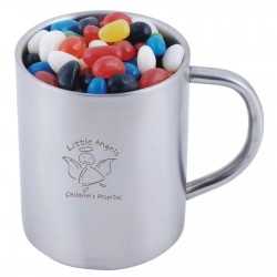 Promotional Chocolates  - Assorted Colour Mini Jelly Beans in Java Mug