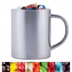 Promotional Chocolates  - Assorted Colour Mini Jelly Beans in Java Mug