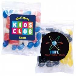 Promotional Jelly Beans  - Corporate Colour Mini Jelly Beans in 50 Gram Cello Bag