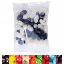 Promotional Jelly Beans  - Corporate Colour Mini Jelly Beans in 50 Gram Cello Bag