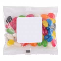 Promotional Jelly Beans  - Assorted Colour Mini Jelly Beans in 50 Gram Cello Bag