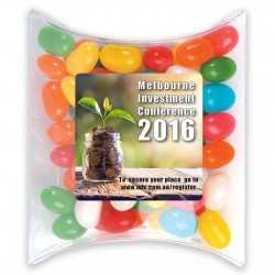Promotional Jelly Beans  - Assorted Colour Mini Jelly Beans in Pillow Pack