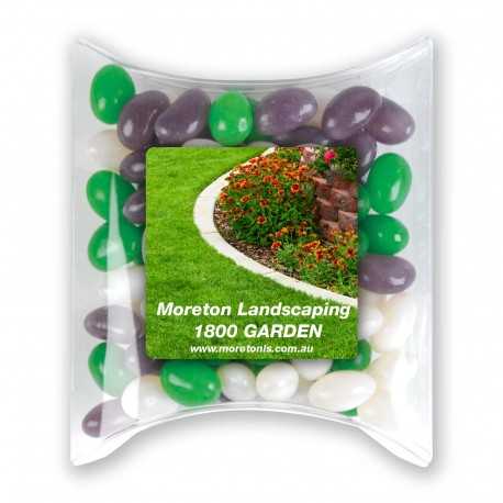 Promotional Jelly Beans  - Corporate Colour Mini Jelly Beans in Pillow Pack