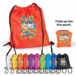 Drawstring Bags & Back Sacks  - Pronto Drawstring Backpack