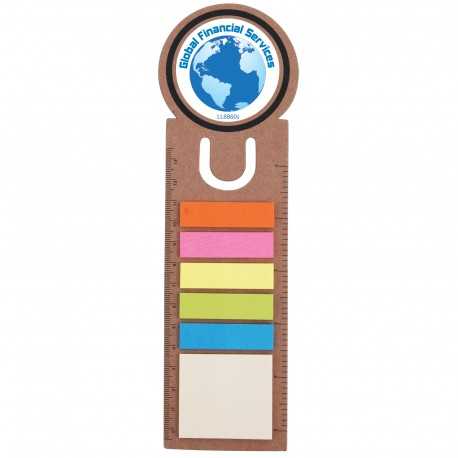 Printed Post It Notes  - Circle Bookmark / Noteflag Ruler