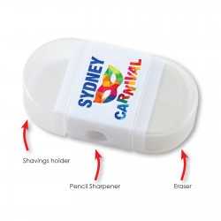 Sharpeners  - 2 in 1 Pencil Sharpener / Eraser