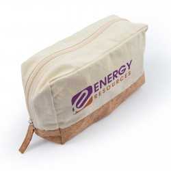 Toiletry Bags  - Corsica Calico / Cork Utility Case