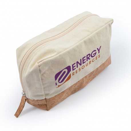 Toiletry Bags  - Corsica Calico / Cork Utility Case