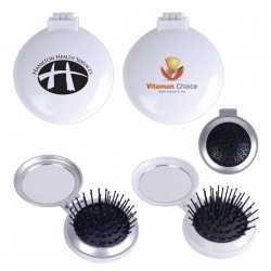 Homeware Products - Compact Pop Up Brush / Mirror Set