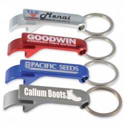 Metal Keyrings  - Cheers Bottle Opener / Keytag
