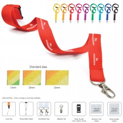 Custom Printed Lanyards  - Artemis Woven Lanyard