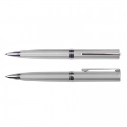 Plastic Promotional Pens  - Gemini Metallic Pen Plastic