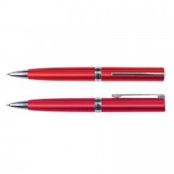 Plastic Promotional Pens  - Gemini Metallic Pen Plastic