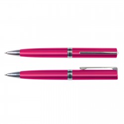 Plastic Promotional Pens  - Gemini Metallic Pen Plastic