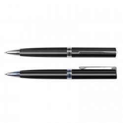 Plastic Promotional Pens  - Gemini Metallic Pen Plastic