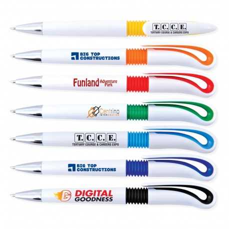 Plastic Promotional Pens  - Hook Pen Plastic