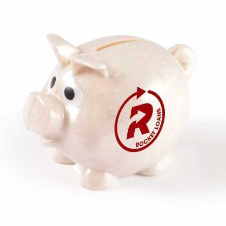 Money Boxes  - Worlds Smallest Pig Eco Coin Bank