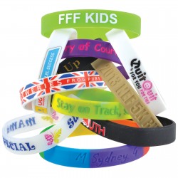 Novelties  - 12mm Wide Silicone Wrist Band