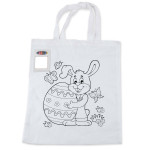 Pencils - Colouring Short Handle Cotton Bag &amp; Crayons